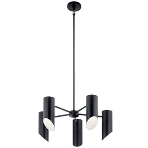 Kichler - 52160BK - Five Light Chandelier - Trentino - Black