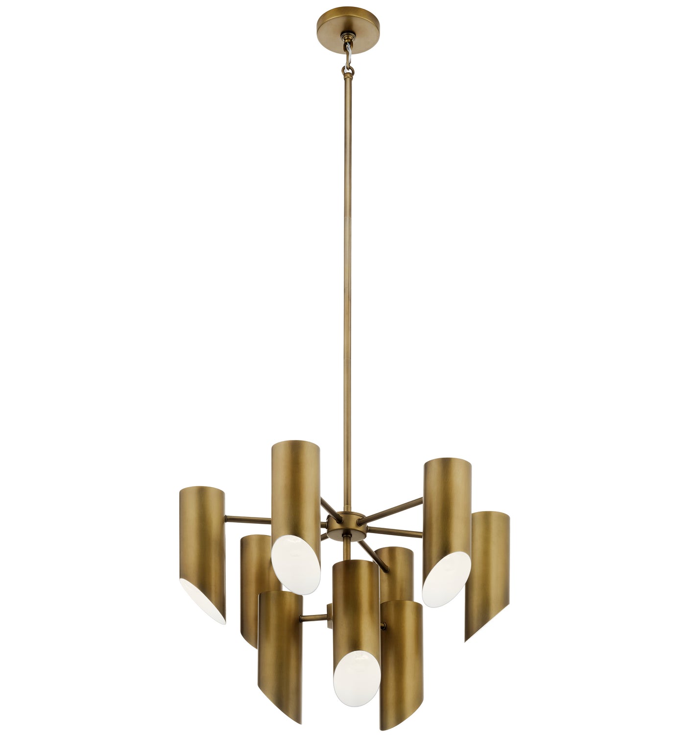 Kichler - 52162NBR - Nine Light Chandelier - Trentino - Natural Brass