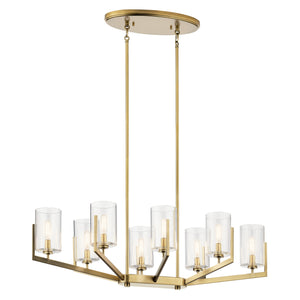 Kichler - 52315BNB - Eight Light Chandelier - Nye - Brushed Natural Brass