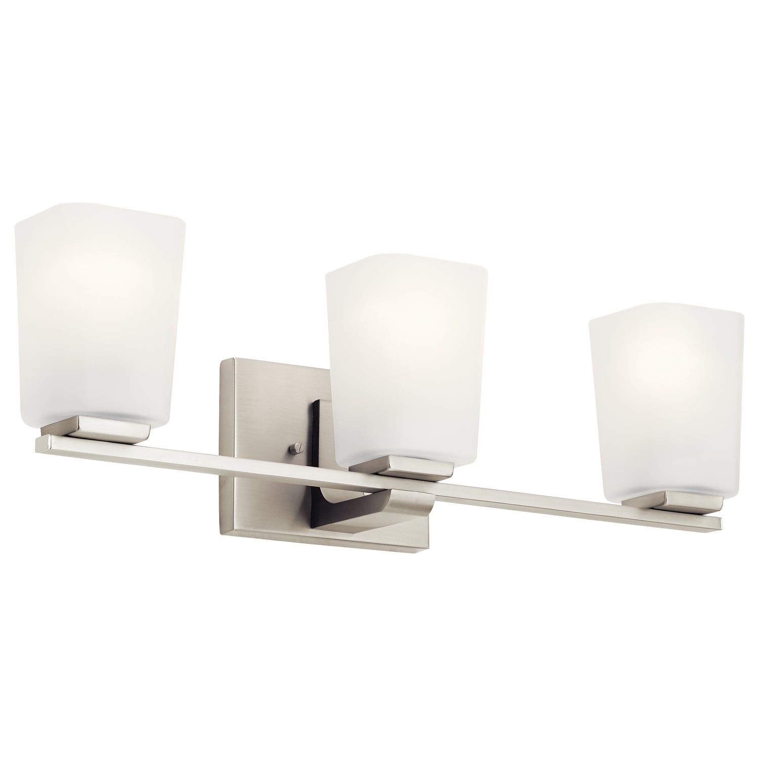 Kichler - 55017NI - Three Light Bath - Roehm - Brushed Nickel