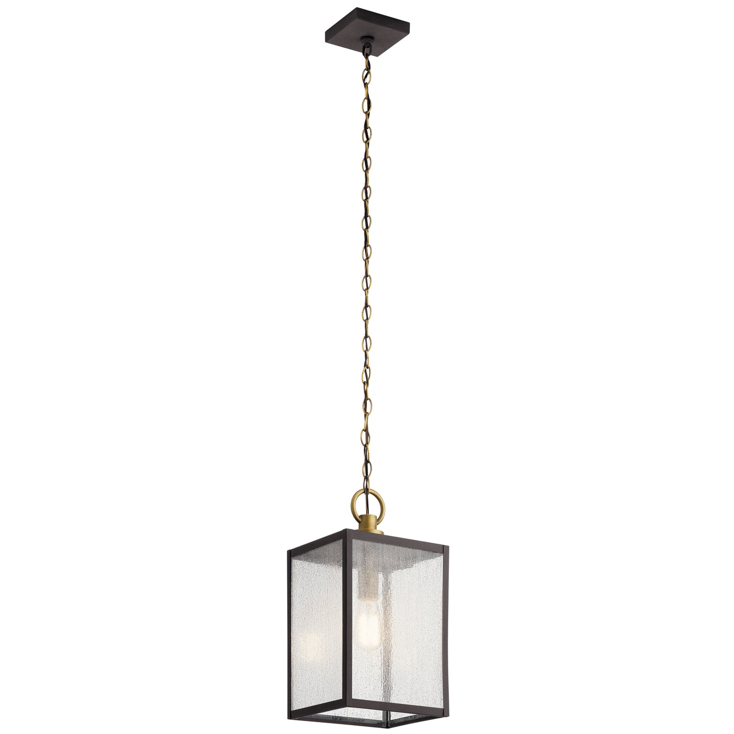 Kichler - 59008WZC - One Light Outdoor Pendant/Semi Flush Mount - Lahden - Weathered Zinc