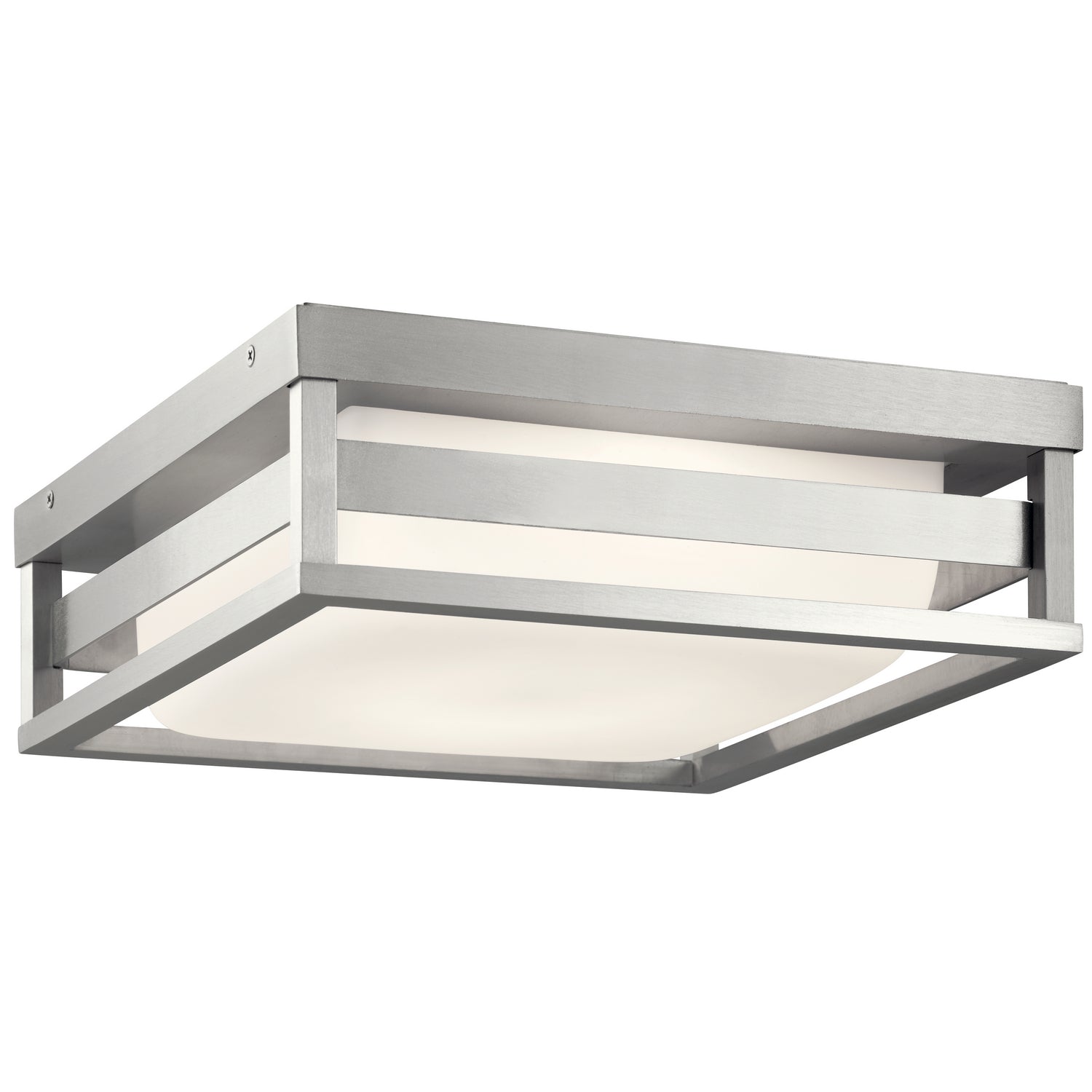 Kichler - 59037BALED - LED Outdoor Flush Mount - Ryler - Brushed Aluminum