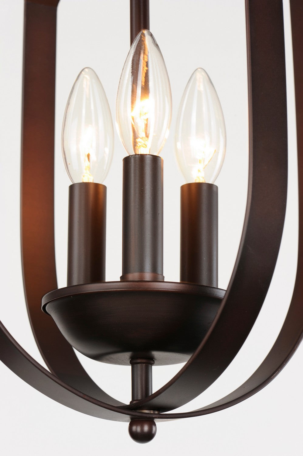 Maxim - 10033OI - Three Light Chandelier - Provident - Oil Rubbed Bronze