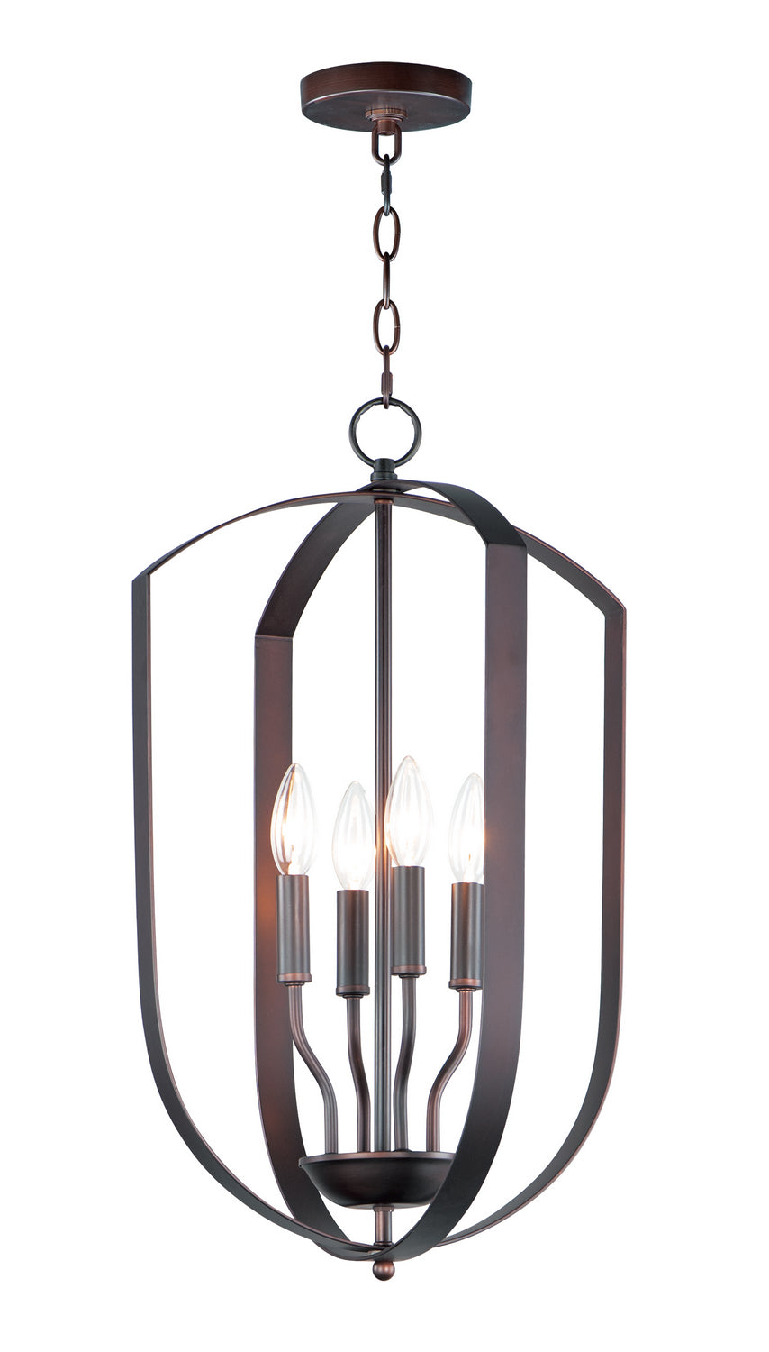 Maxim - 10034OI - Four Light Chandelier - Provident - Oil Rubbed Bronze