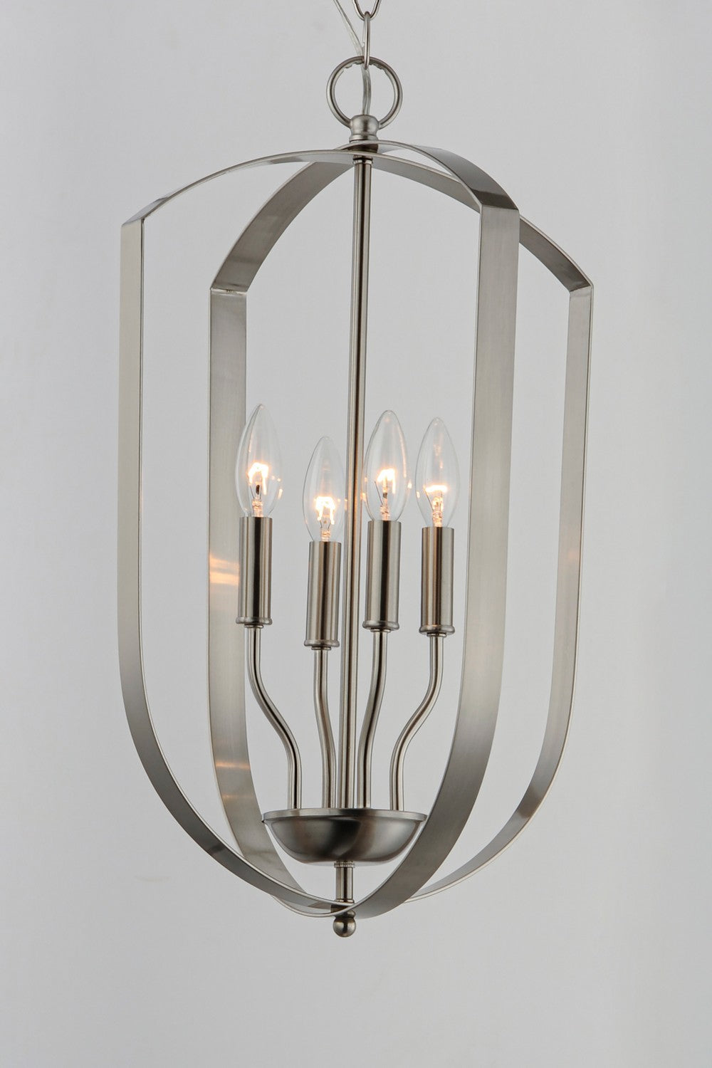 Maxim - 10034SN - Four Light Chandelier - Provident - Satin Nickel