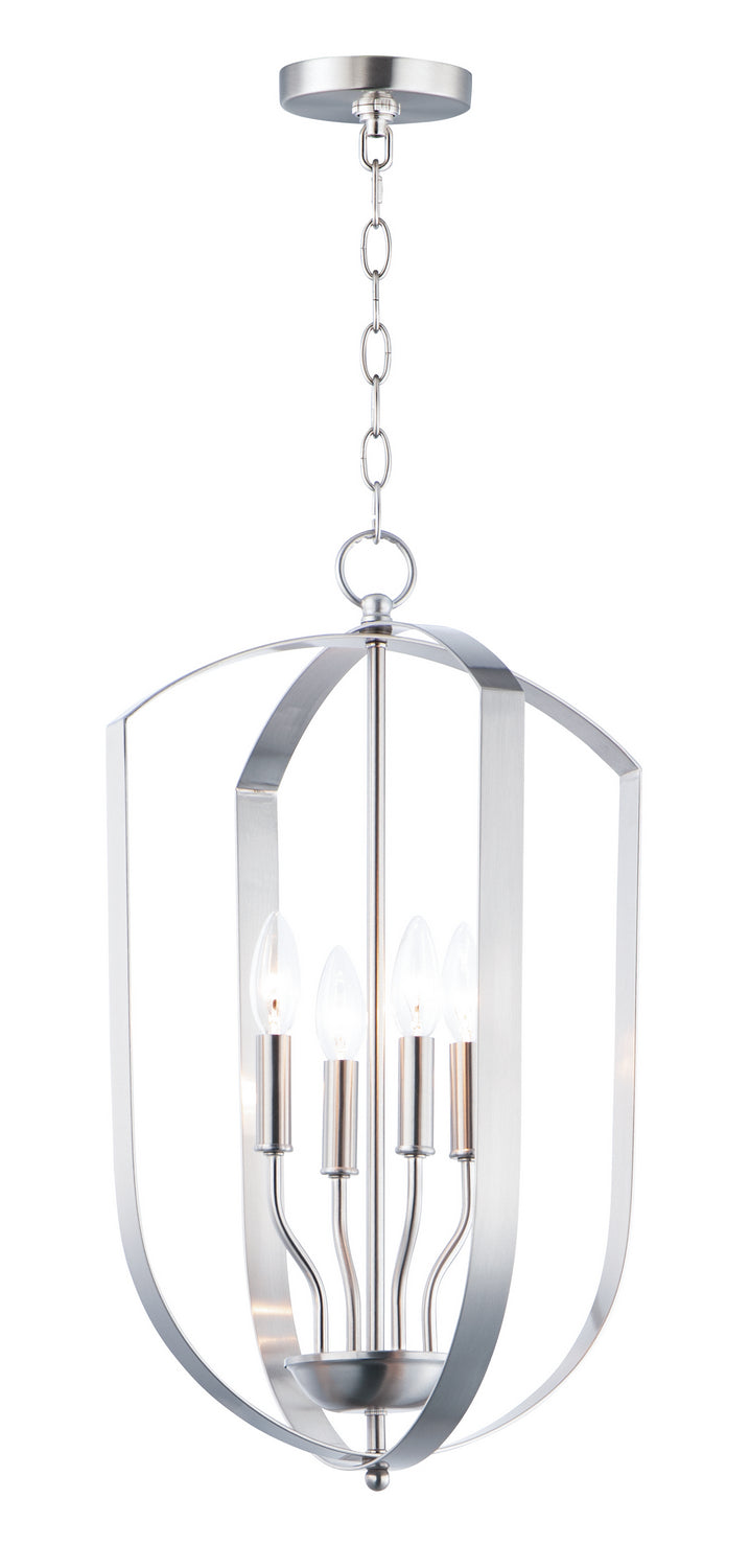 Maxim - 10034SN - Four Light Chandelier - Provident - Satin Nickel