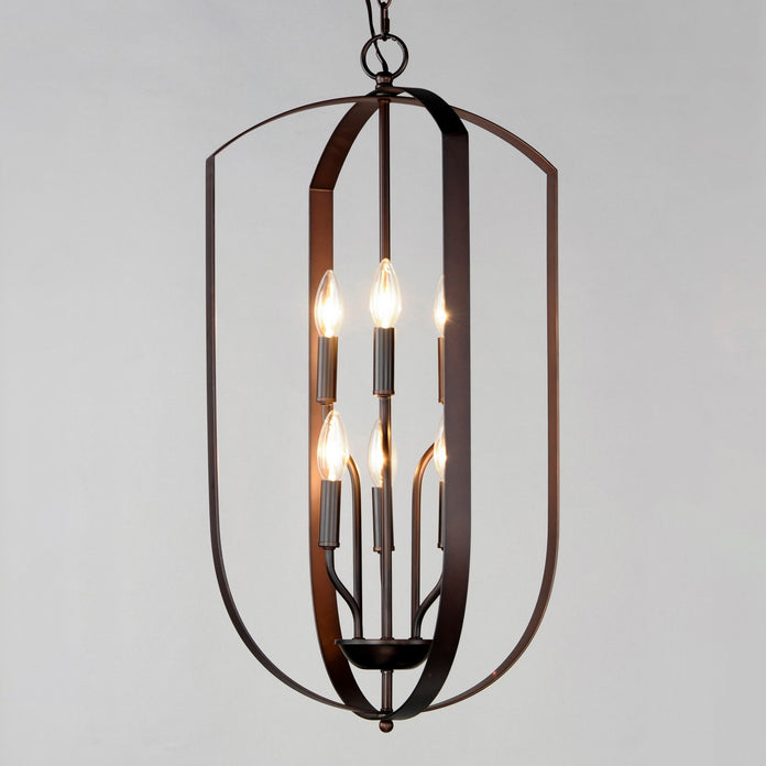 Maxim - 10039OI - Six Light Chandelier - Provident - Oil Rubbed Bronze