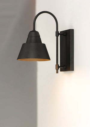 Maxim - 10103BK - One Light Outdoor Wall Lantern - Shoreline - Black