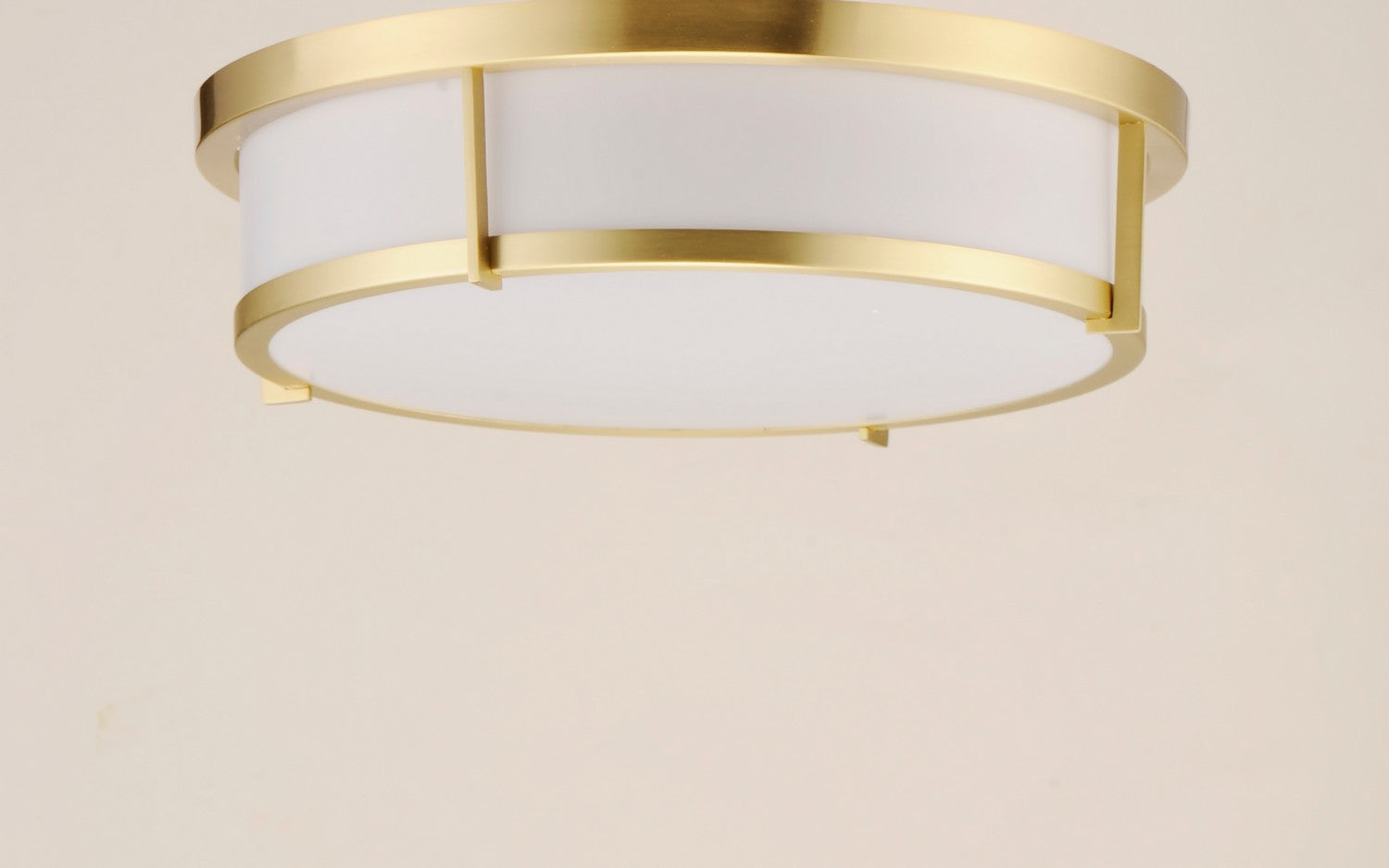 Maxim - 10270WTSBR - Three Light Flush Mount - Rogue E26 - Satin Brass