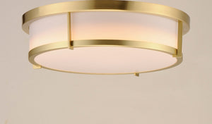 Maxim - 10270WTSBR - Three Light Flush Mount - Rogue E26 - Satin Brass