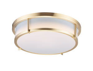 Maxim - 10274WTSBR - LED Flush Mount - Rogue LED - Satin Brass