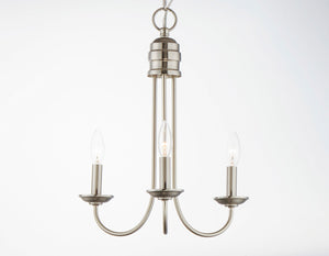 Maxim - 10343SN - Three Light Pendant - Logan - Satin Nickel