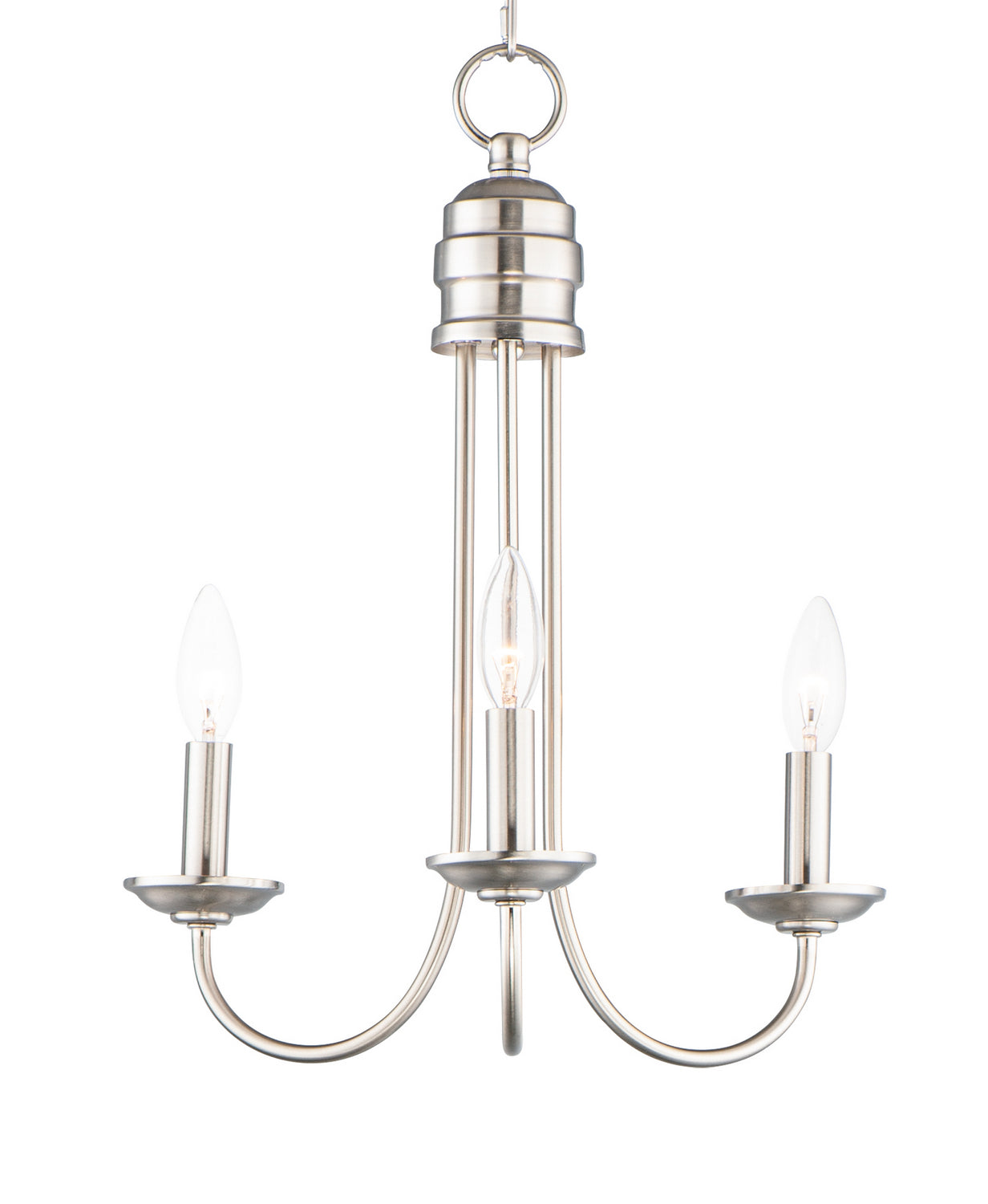 Maxim - 10343SN - Three Light Pendant - Logan - Satin Nickel