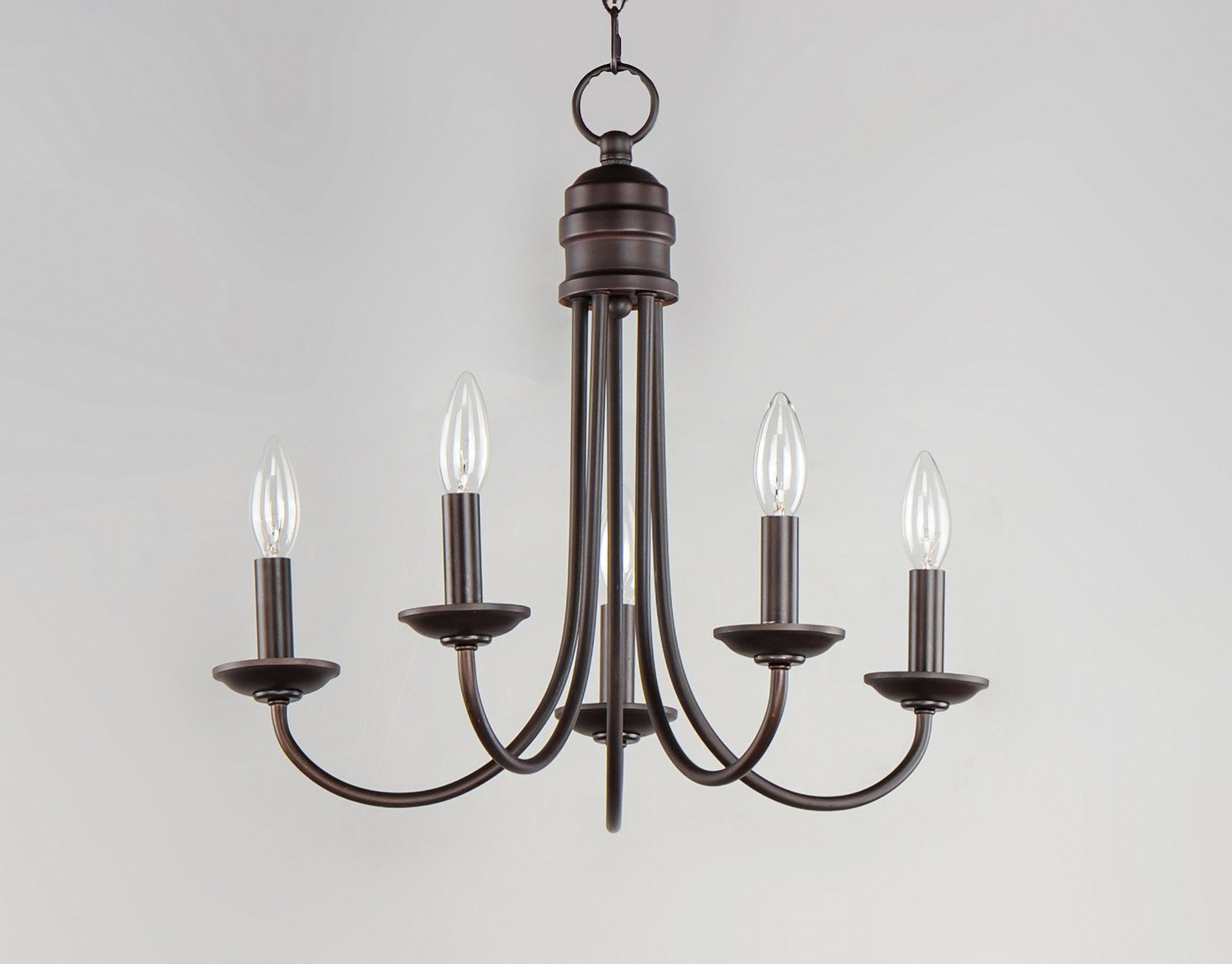 Maxim - 10345OI - Five Light Chandelier - Logan - Oil Rubbed Bronze