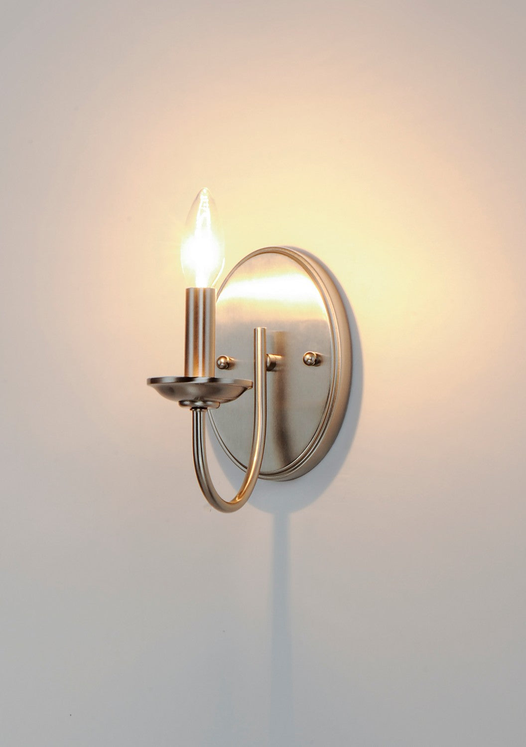 Maxim - 10351SN - One Light Wall Sconce - Logan - Satin Nickel