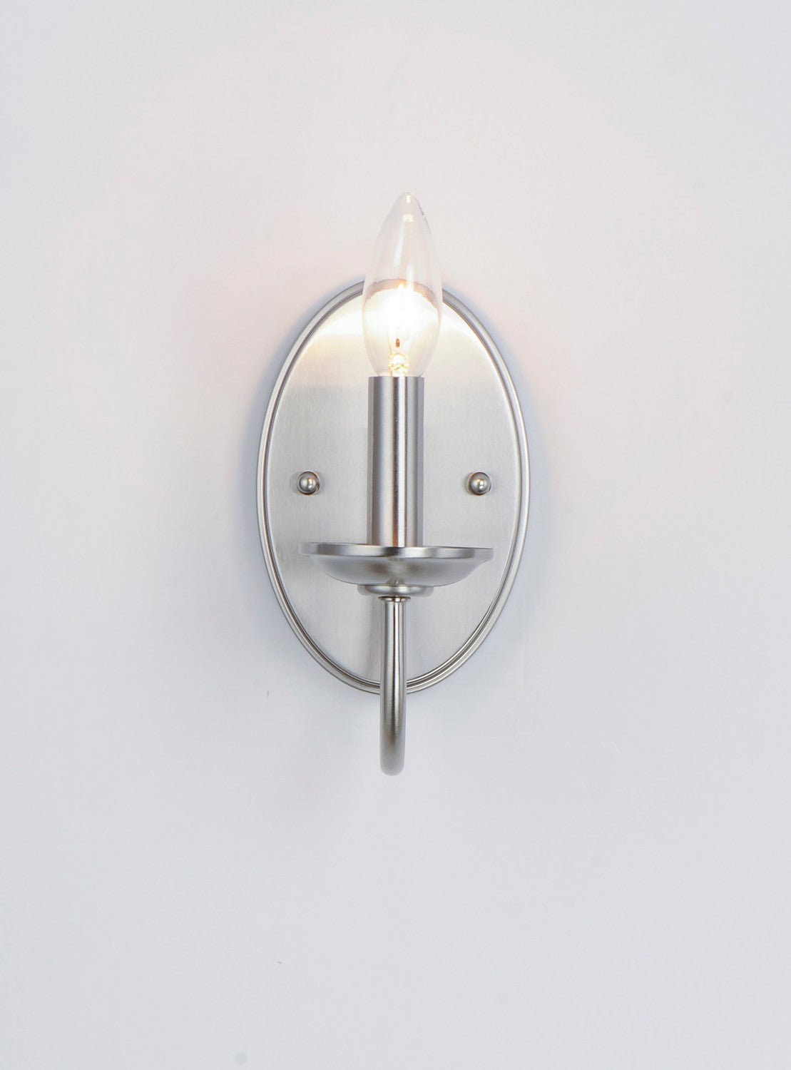 Maxim - 10351SN - One Light Wall Sconce - Logan - Satin Nickel