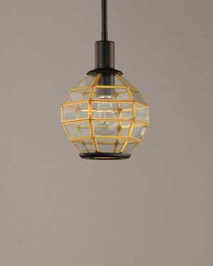 Maxim - 11541BKBUB - One Light Mini Pendant - Heirloom - Black / Burnished Brass