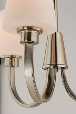 Maxim - 11823SWSN - Three Light Chandelier - Shelter - Satin Nickel