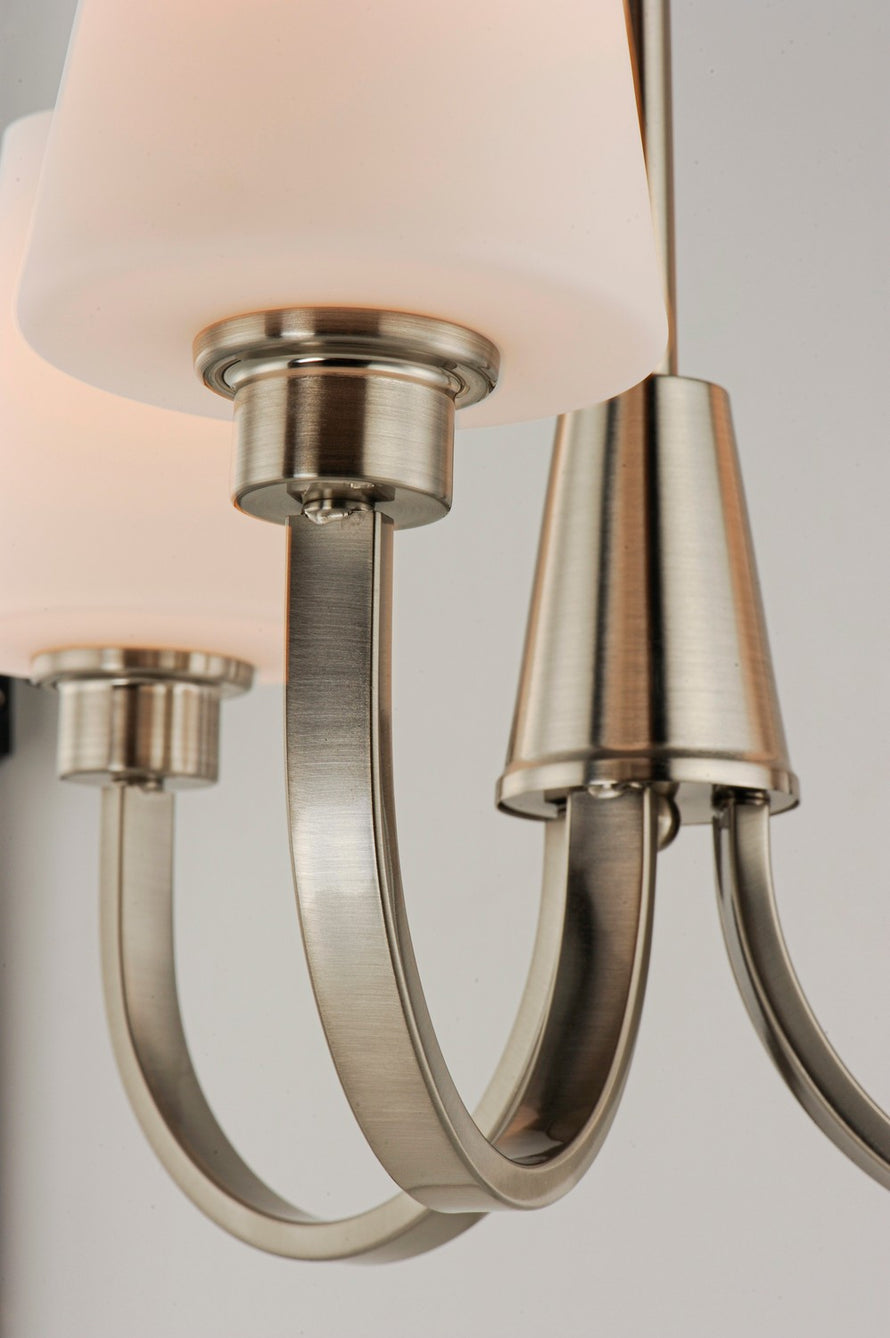 Maxim - 11823SWSN - Three Light Chandelier - Shelter - Satin Nickel