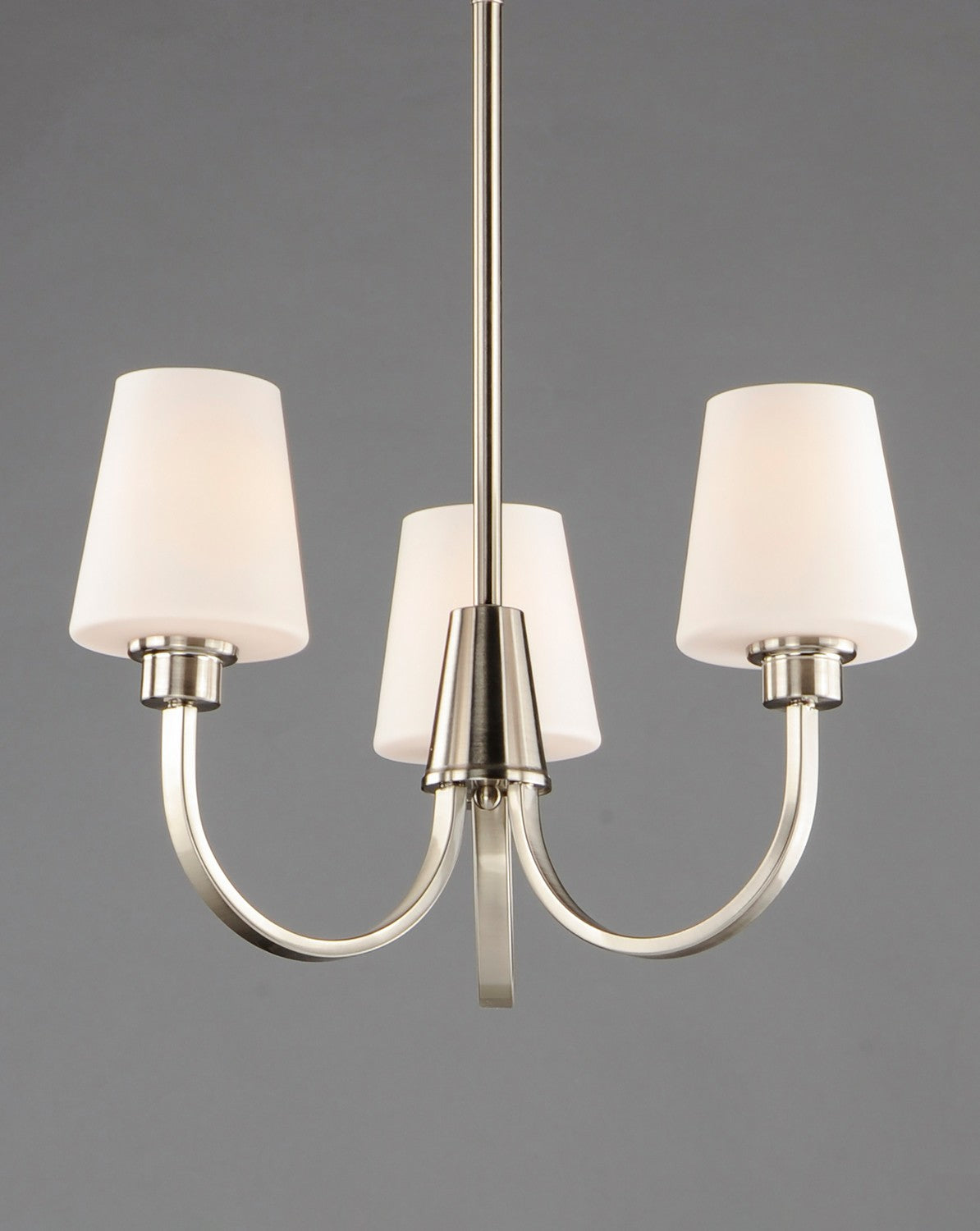 Maxim - 11823SWSN - Three Light Chandelier - Shelter - Satin Nickel