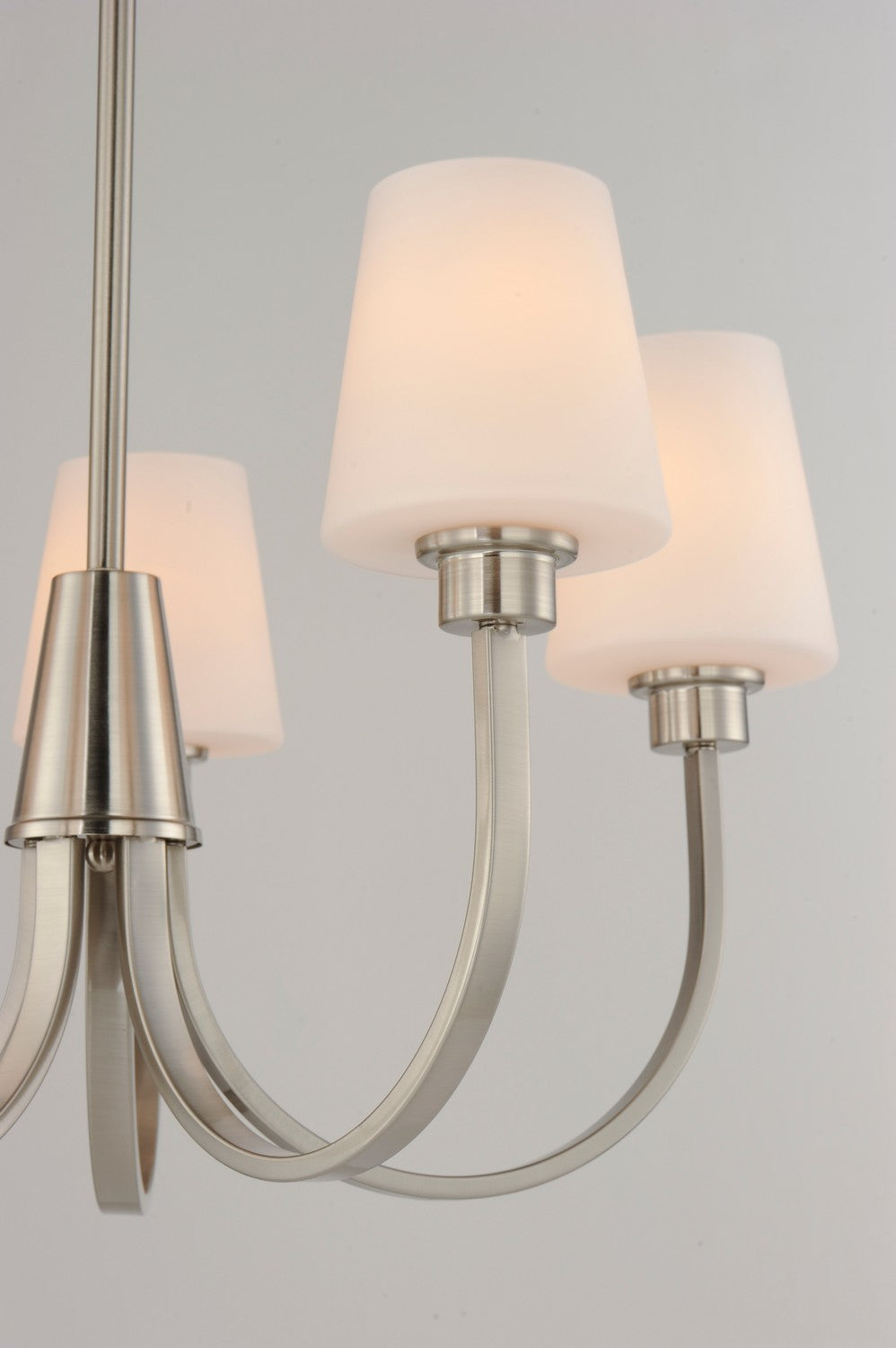 Maxim - 11825SWSN - Five Light Chandelier - Shelter - Satin Nickel