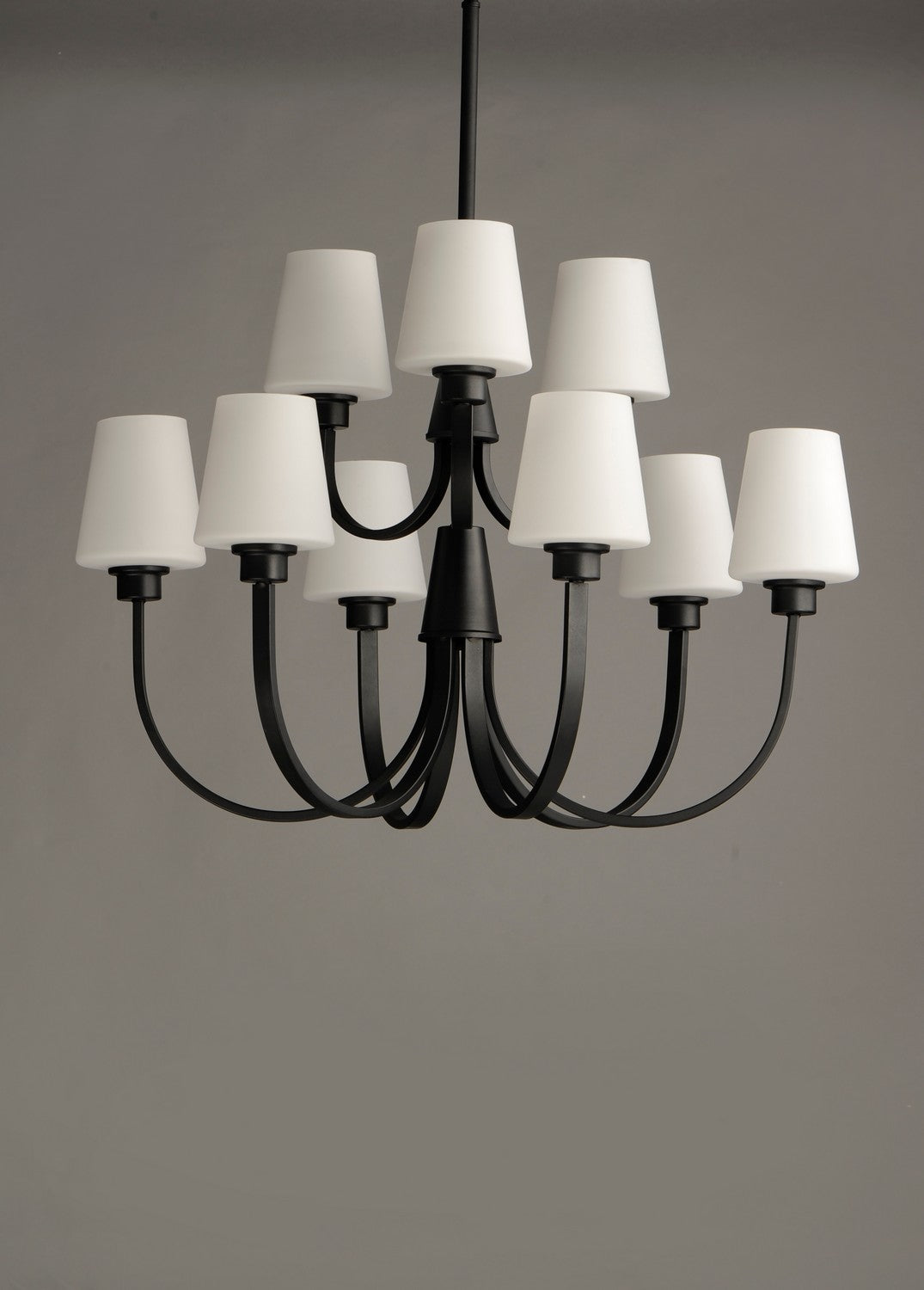 Maxim - 11826SWBK - Nine Light Chandelier - Shelter - Black