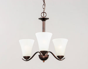 Maxim - 12073FTOI - Three Light Chandelier - Vital - Oil Rubbed Bronze