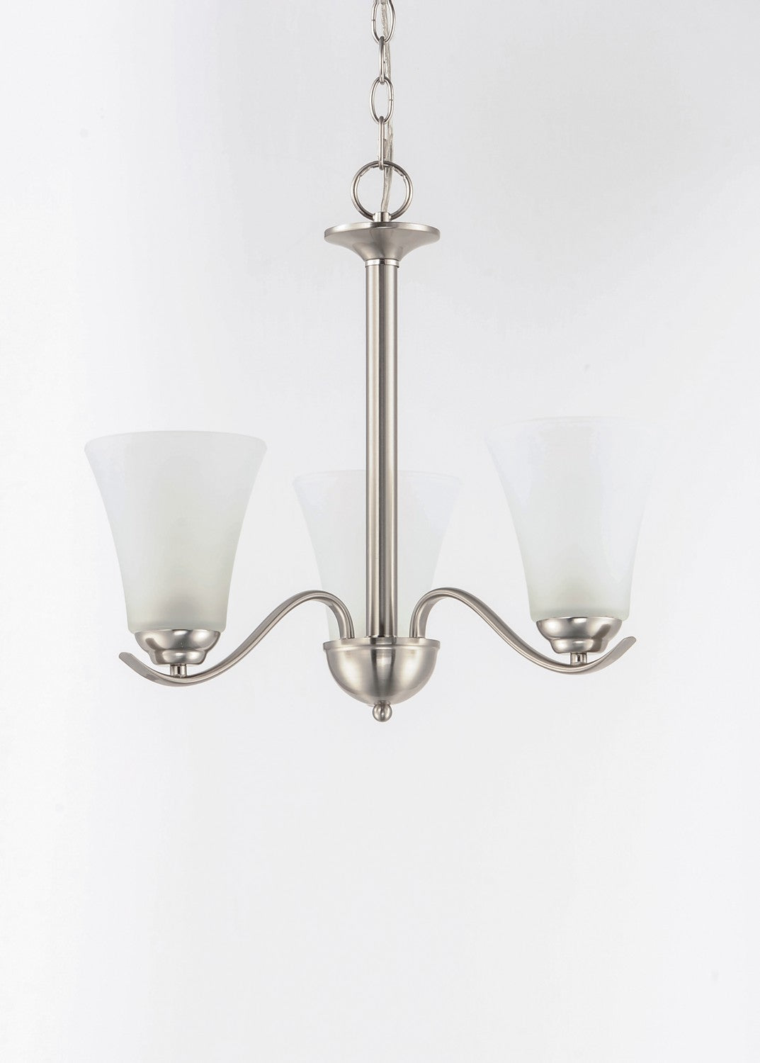 Maxim - 12073FTSN - Three Light Chandelier - Vital - Satin Nickel