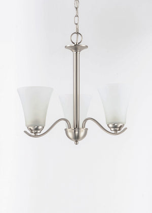 Maxim - 12073FTSN - Three Light Chandelier - Vital - Satin Nickel