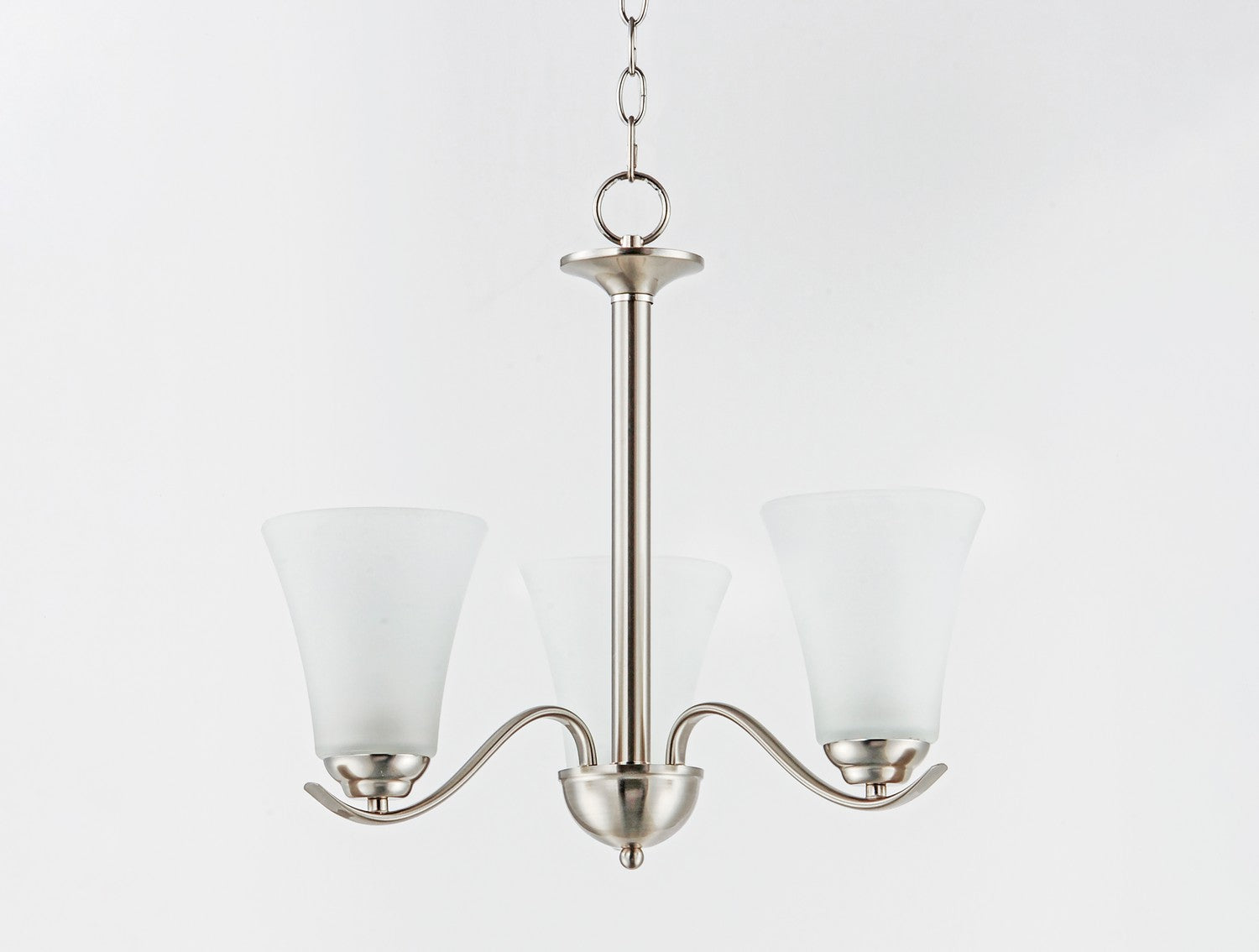 Maxim - 12073FTSN - Three Light Chandelier - Vital - Satin Nickel