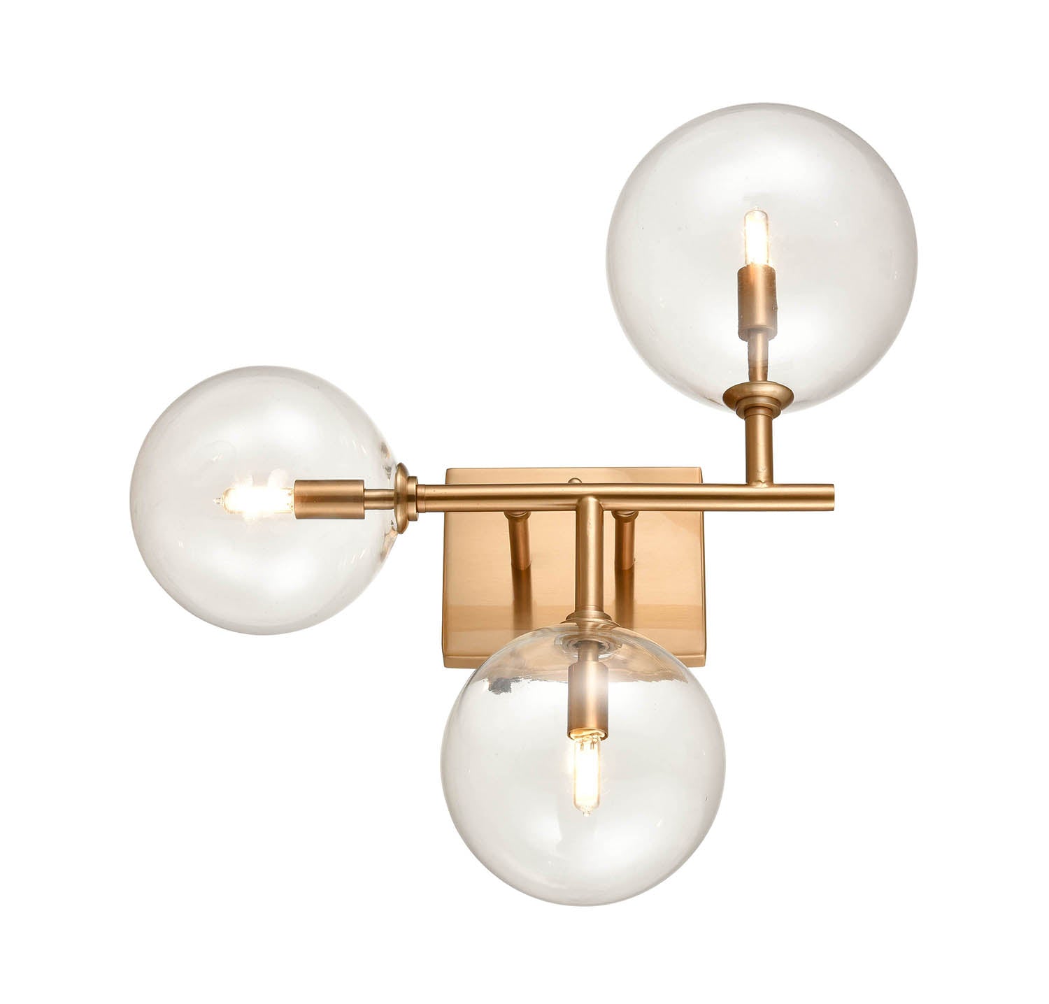 Avenue Lighting - HF4203-AB - Three Light Wall Sconce - Delilah - Aged Brass