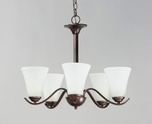 Maxim - 12075FTOI - Five Light Chandelier - Vital - Oil Rubbed Bronze