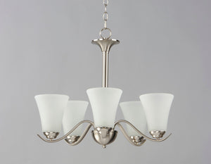 Maxim - 12075FTSN - Five Light Chandelier - Vital - Satin Nickel