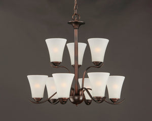 Maxim - 12076FTOI - Nine Light Chandelier - Vital - Oil Rubbed Bronze