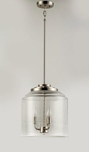 Maxim - 12273CDSN - Three Light Pendant - Acadia - Satin Nickel