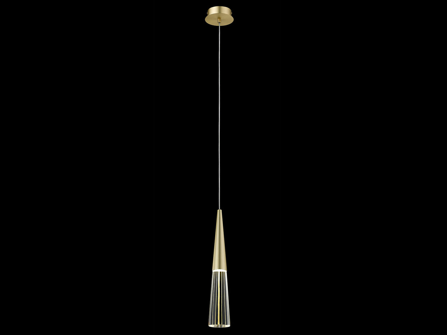 Avenue Lighting - HF7701-BB - One Light Pendant - Encino - Brushed Brass