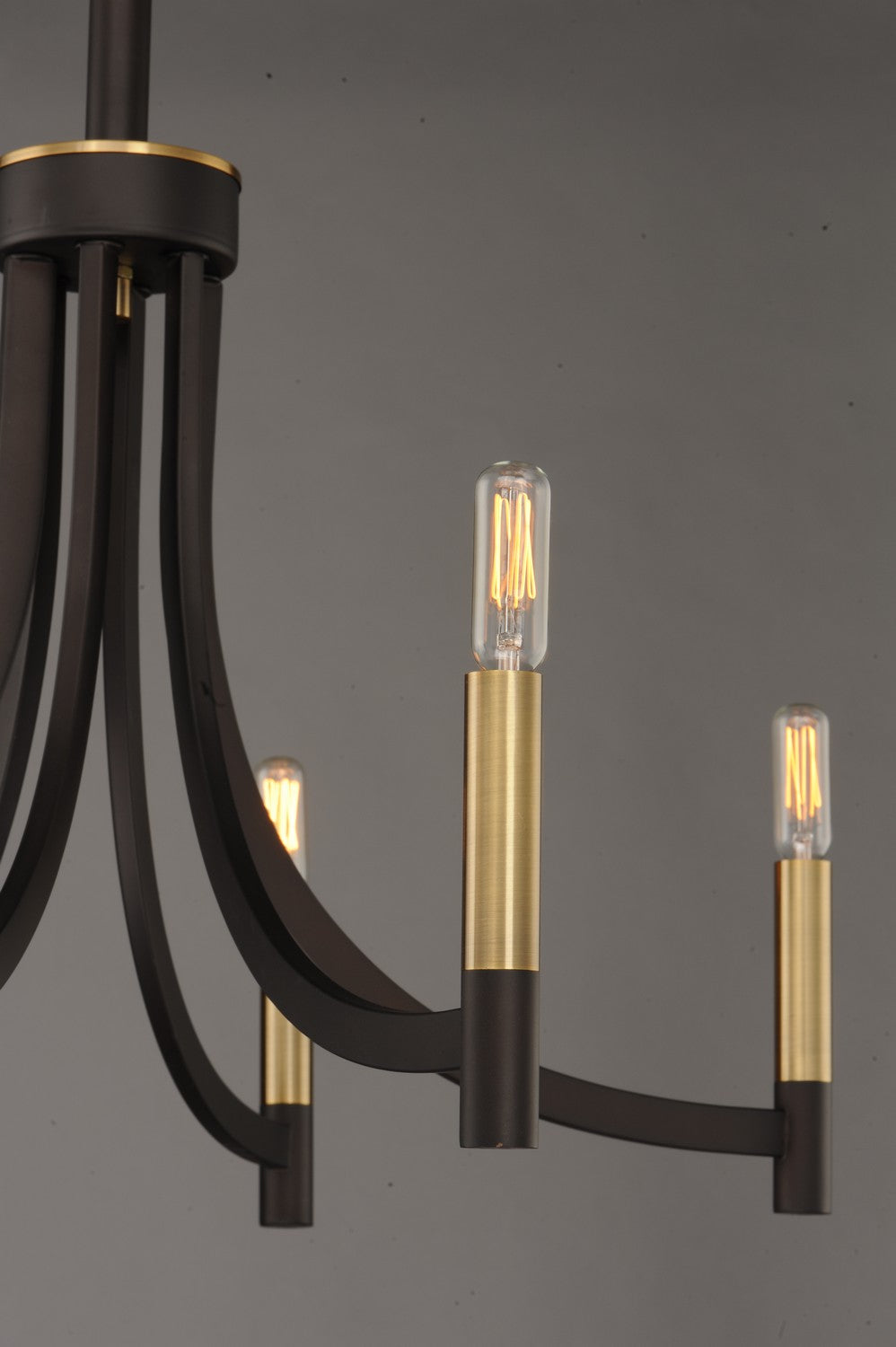 Maxim - 21526BZAB - Six Light Chandelier - Lyndon - Bronze / Antique Brass