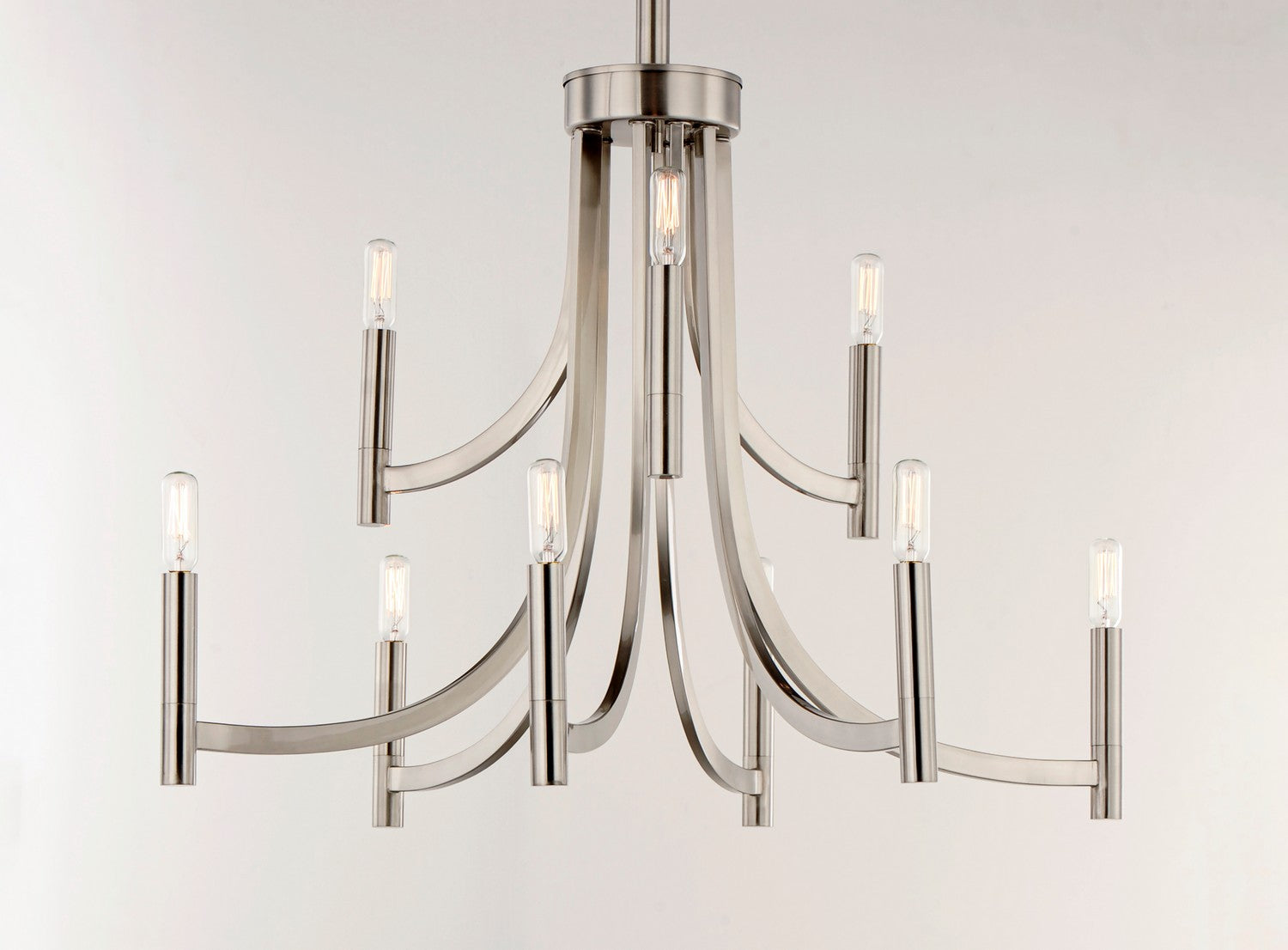 Maxim - 21529SN - Nine Light Chandelier - Lyndon - Satin Nickel