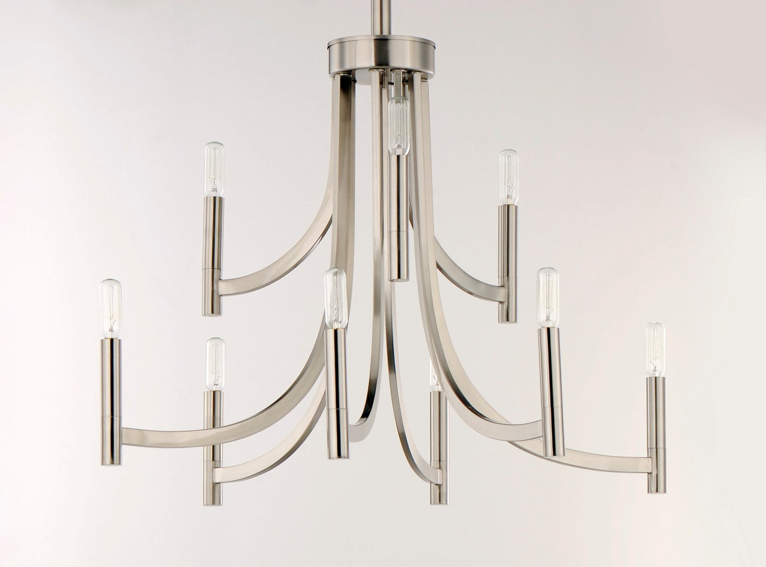 Maxim - 21529SN - Nine Light Chandelier - Lyndon - Satin Nickel