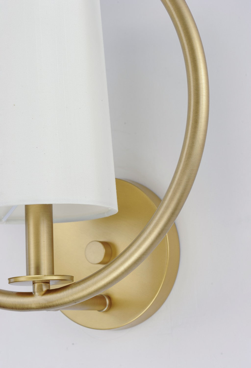 Maxim - 25291OFNAB - One Light Semi-Flush Mount - Meridian - Natural Aged Brass