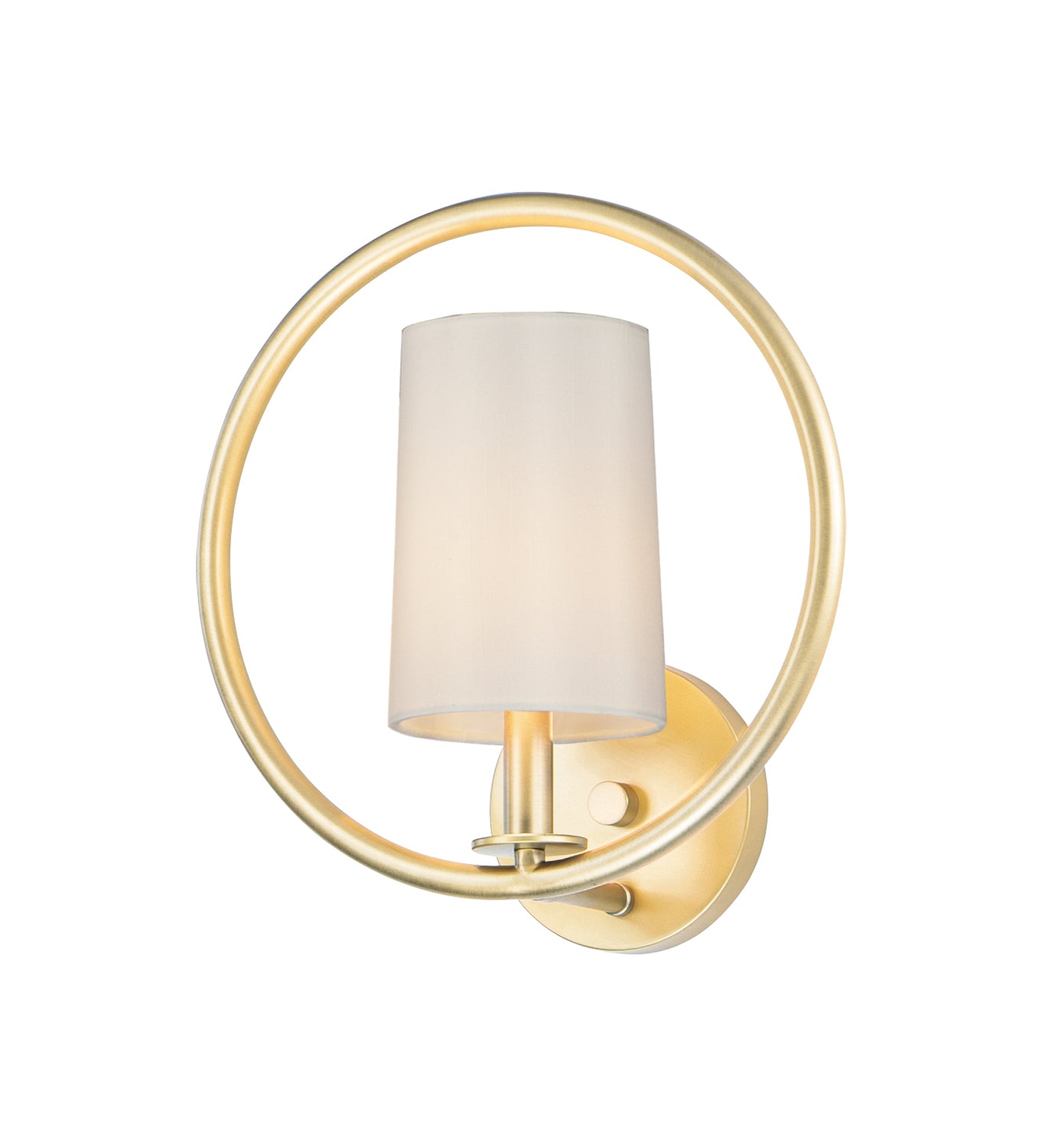 Maxim - 25291OFNAB - One Light Semi-Flush Mount - Meridian - Natural Aged Brass