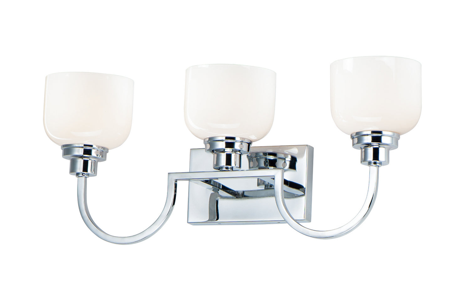 Maxim - 26063WTPC - Three Light Bath Vanity - Swale - Polished Chrome