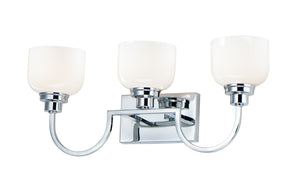 Maxim - 26063WTPC - Three Light Bath Vanity - Swale - Polished Chrome