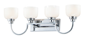 Maxim - 26064WTPC - Four Light Bath Vanity - Swale - Polished Chrome