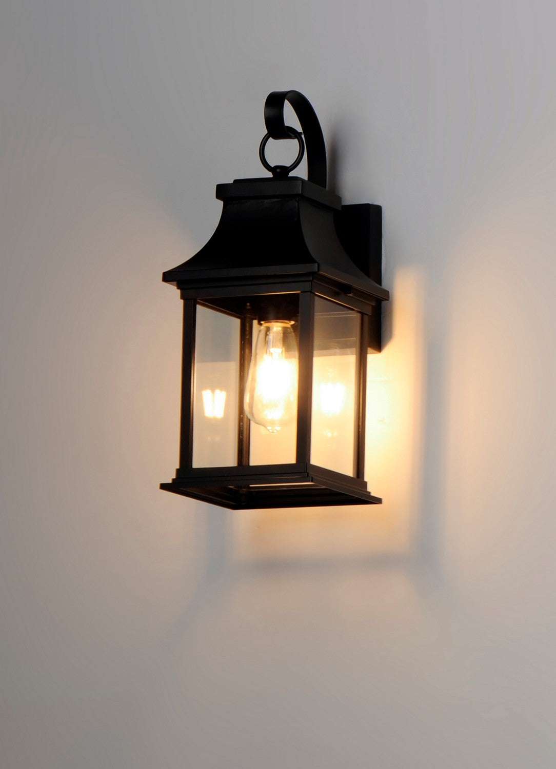 Maxim - 30022CLBK - One Light Outdoor Wall Lantern - Vicksburg - Black