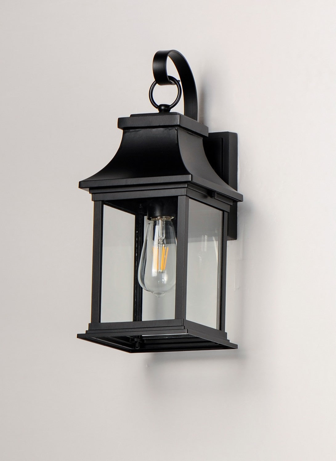 Maxim - 30022CLBK - One Light Outdoor Wall Lantern - Vicksburg - Black