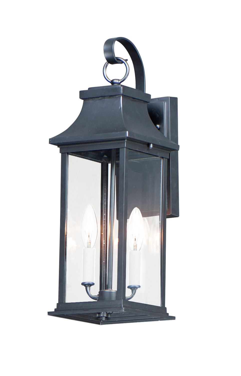 Maxim - 30023CLBK - Two Light Outdoor Wall Lantern - Vicksburg - Black