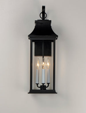 Maxim - 30024CLBK - Three Light Outdoor Wall Lantern - Vicksburg - Black