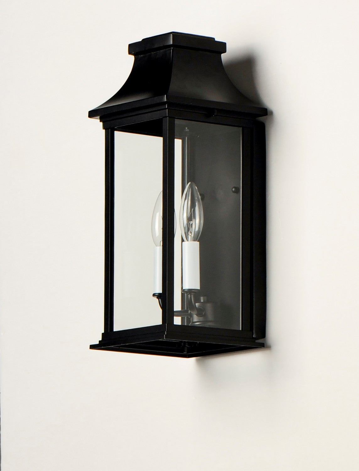 Maxim - 30025CLBK - Two Light Outdoor Wall Lantern - Vicksburg - Black