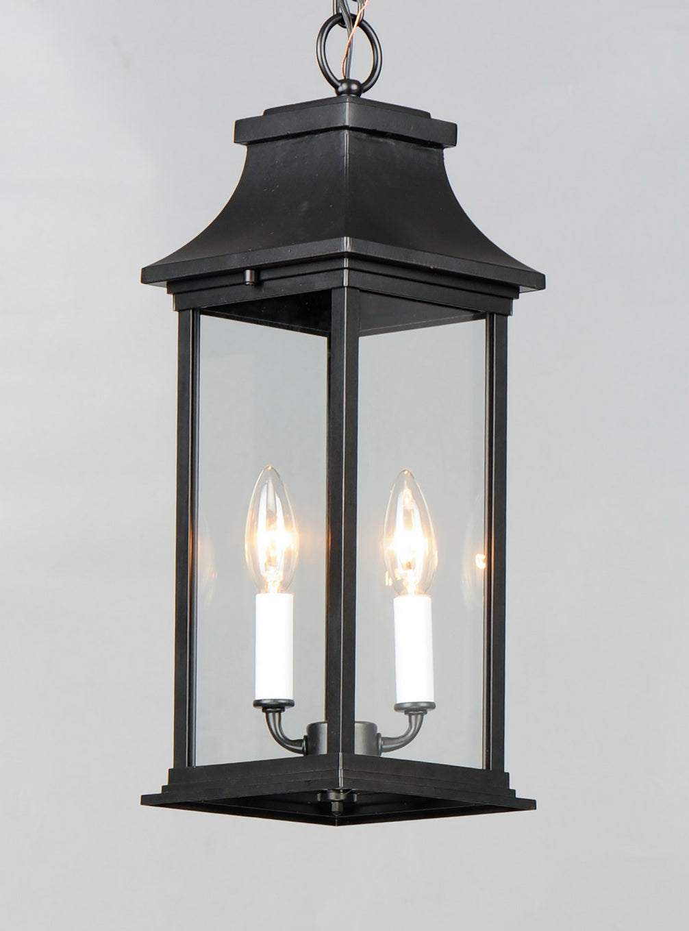 Maxim - 30029CLBK - Two Light Outdoor Hanging Lantern - Vicksburg - Black